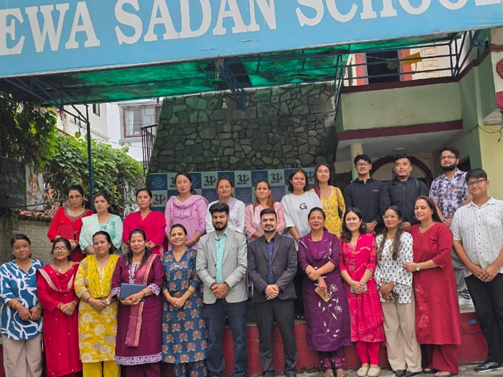Teaching staff after the AI training