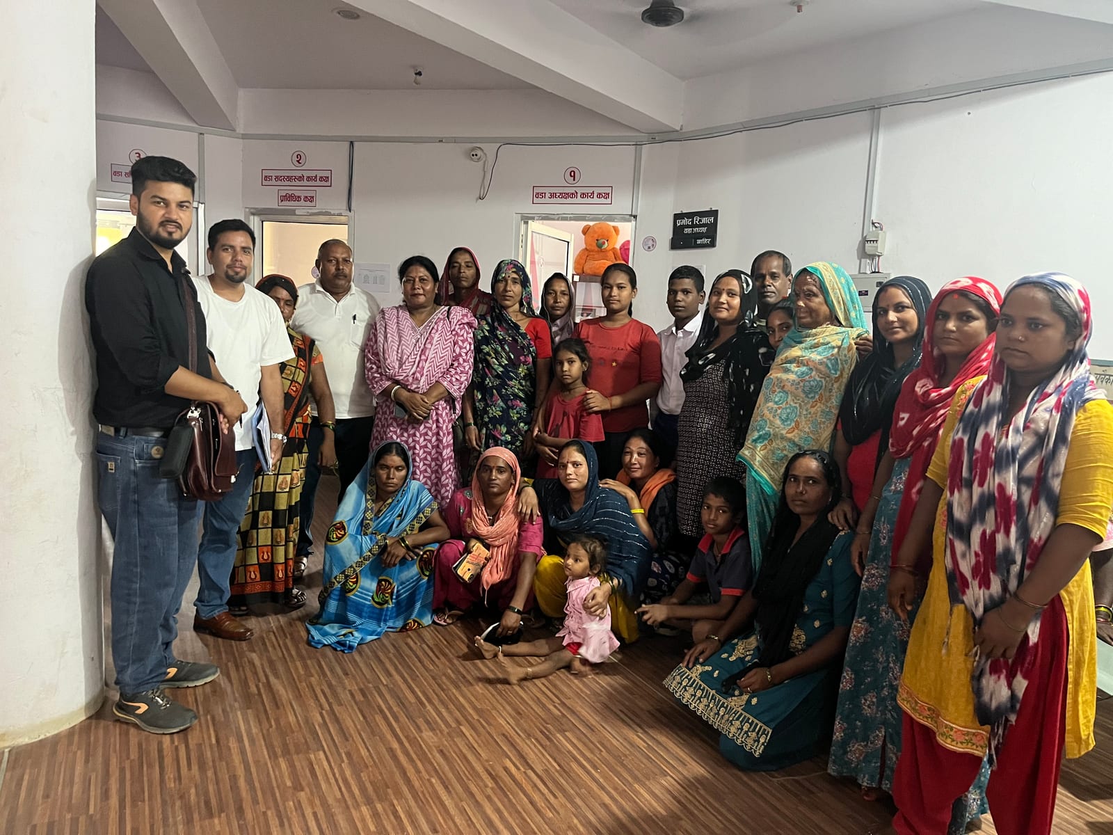 After a focus group discussion with parents on child marriage
